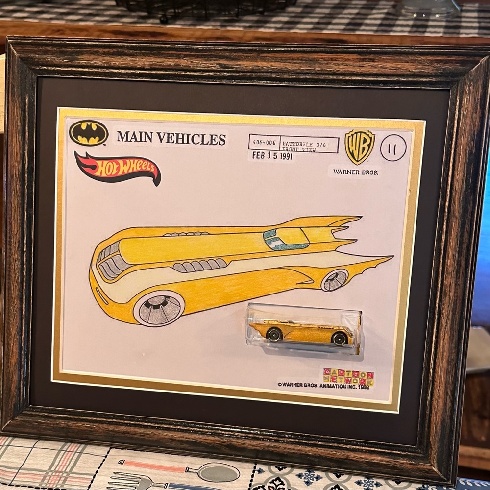 8x10 Hot Wheel Specs in a artsy way . Great for that Hot Wheel collector.